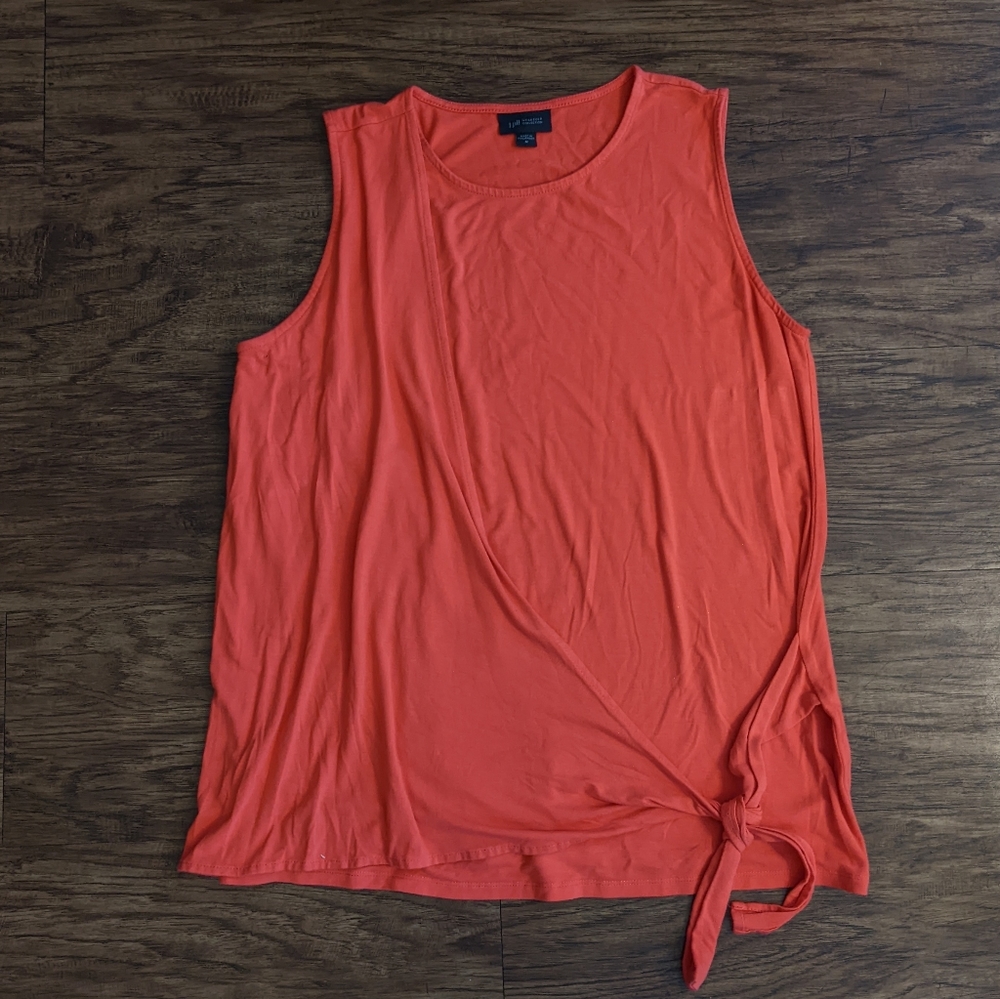 J. Jill Sleeveless Faux Wrap Top